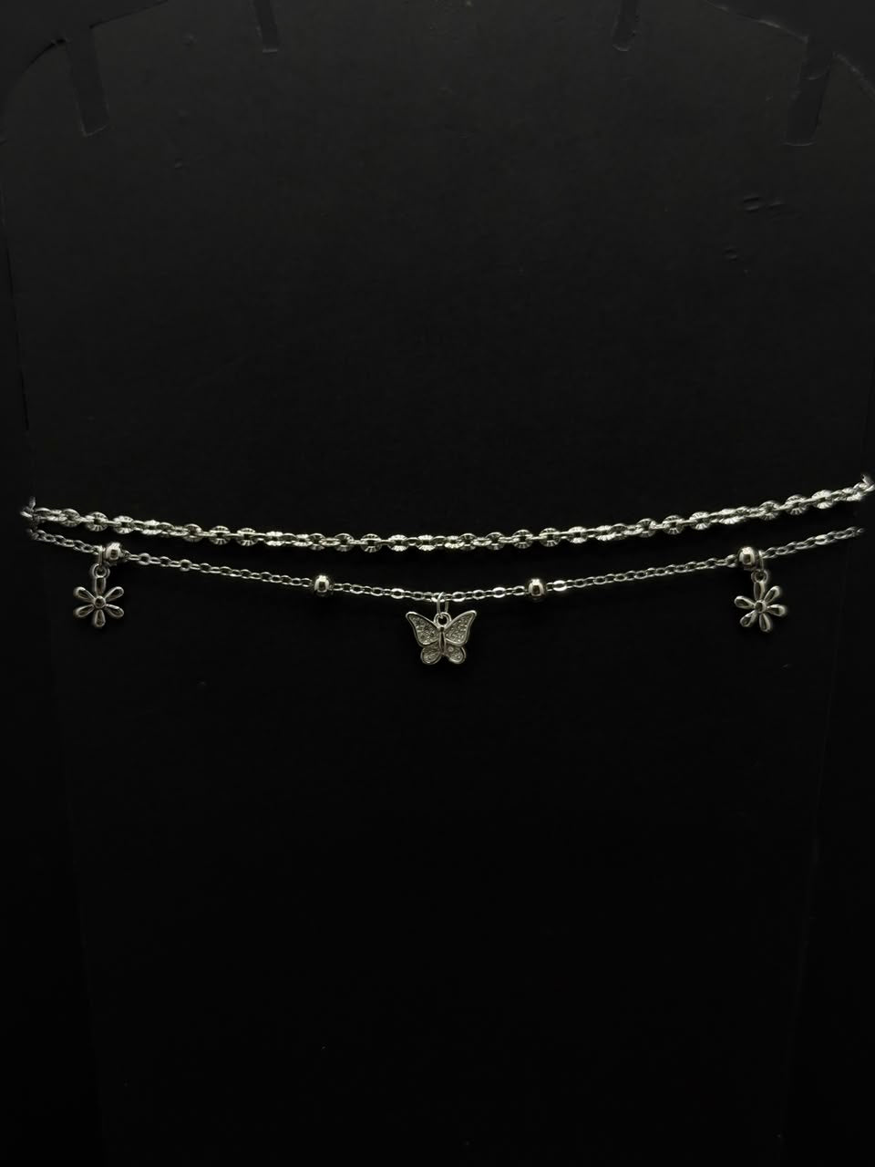 Elegant Butterfly Charm Anklet #643