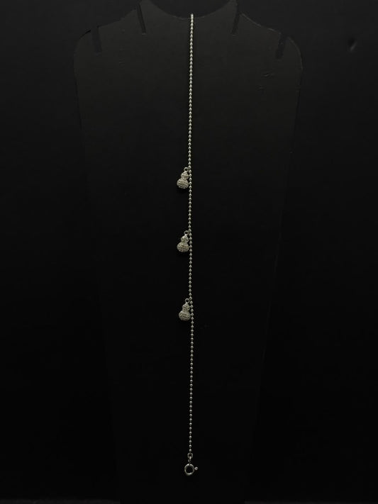 Luxury Triple Clover Charm Anklet #644