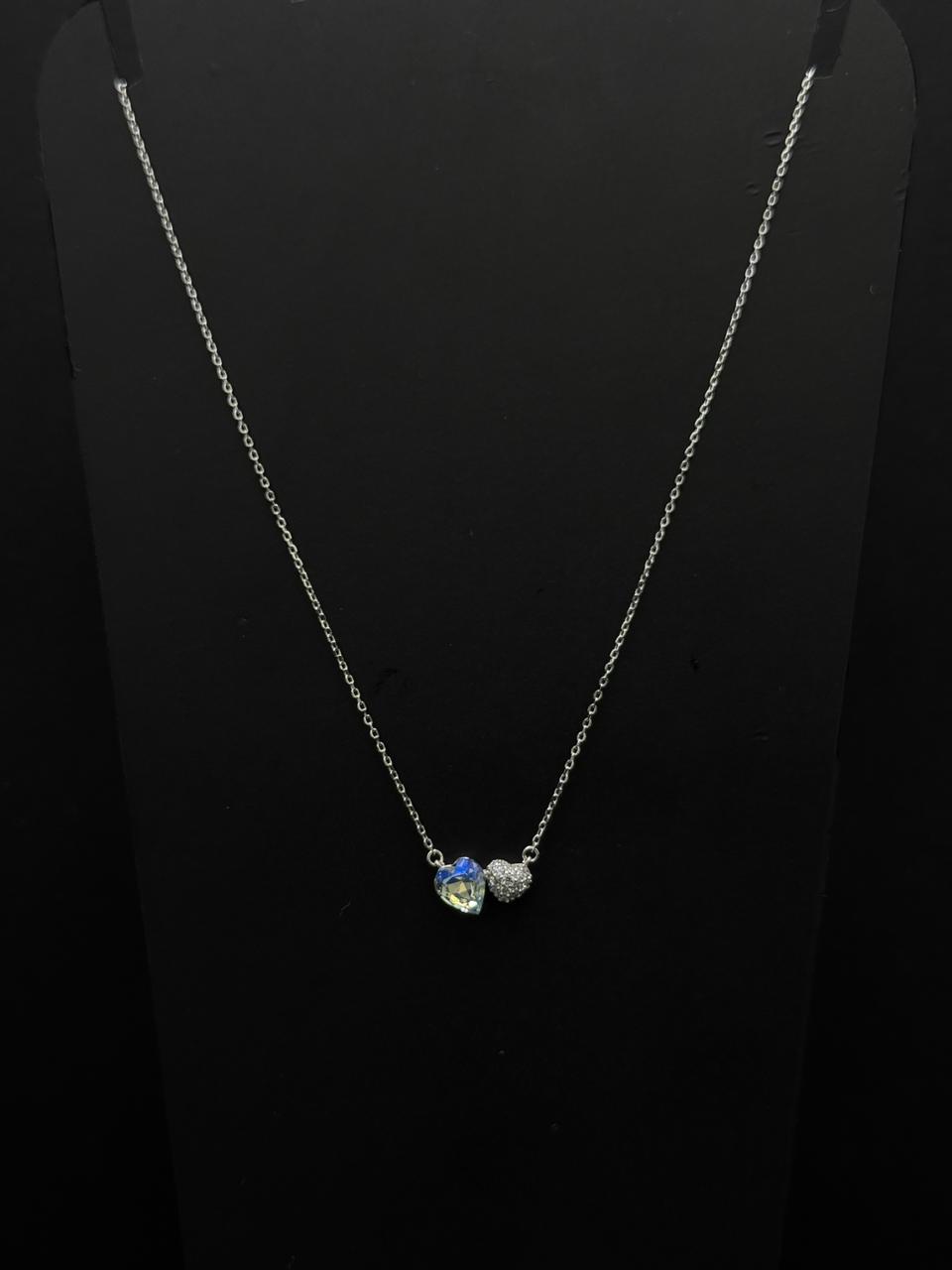 The Aurora Heart Duo Necklace #601