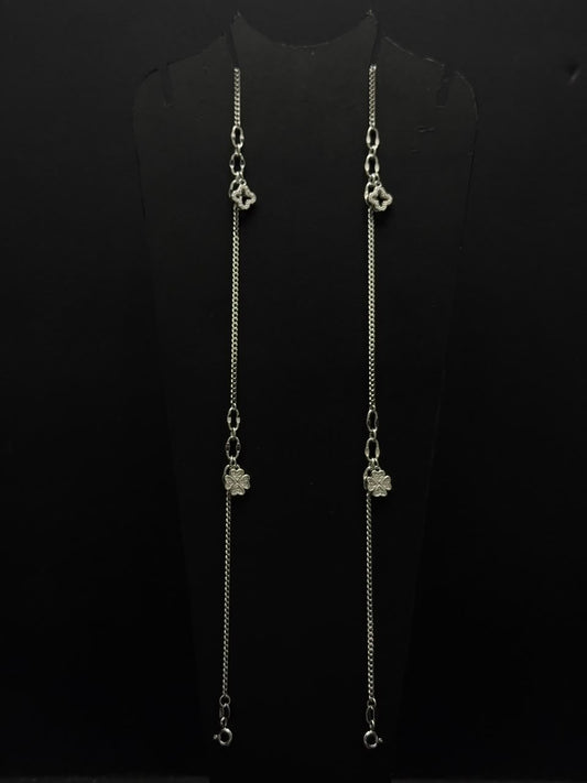 Luxury Double Clover Charm Anklet #646
